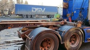 VOLVO VNL780 замена подушки кабины.