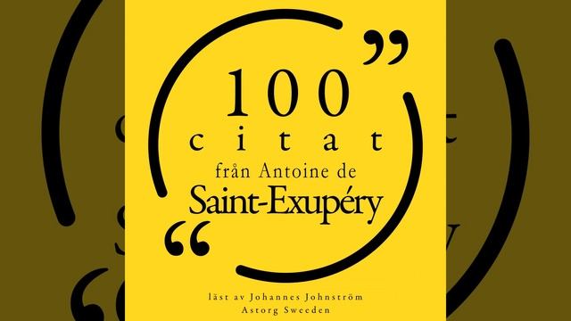 Chapter 1.5 - 100 citat från Antoine de Saint Exupéry смотреть онлайн