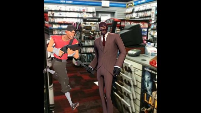 TF2 15.ai Scout and Spy go to Gamestop to buy Hitman 3. (15.ai and Narrator's Voice) смотреть онлайн