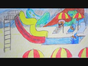 В аквапарке