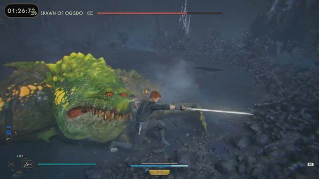 STAR WARS Jedi: Survivor Oggdo+Son Grand Master Difficulty (dual wield+blaster) смотреть онлайн