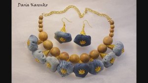 DIY Оригинальные украшения из джинсов своими руками \The original jewelry from jeans