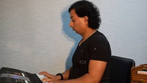 Romance de Amor on piano, Романс Гомеса на пианино, Spanish Romance, Vicente Gomez, Biru, Певец Бир