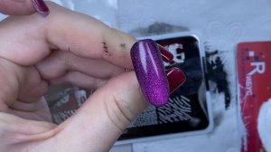 Зимние змейки. Новогодние / зимние дизайны ногтей. Стэмпинг