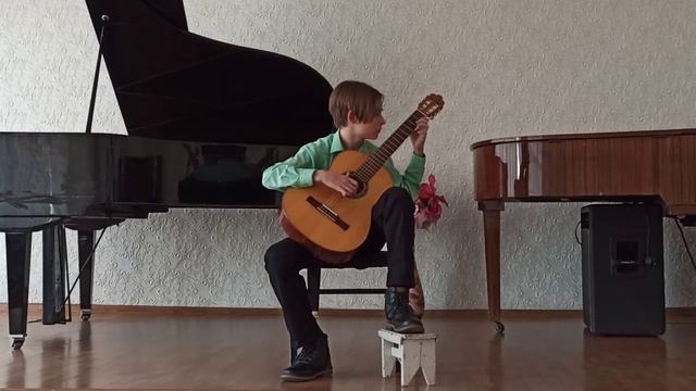 Таранюк Єгор Романович-13 років.Фернандо Каруллі "Соната"A-dur-1ч. смотреть онлайн