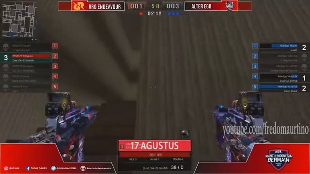 RRQ ENDEAVOUR vs ALTER EGO SEMIFINAL DGWIB: Point Blank Season 1 смотреть онлайн