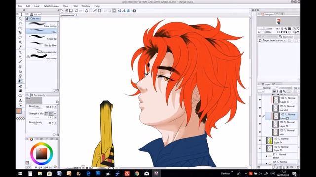 Gerard Way - My Chemical Romance Fan art - speed drawing смотреть онлайн