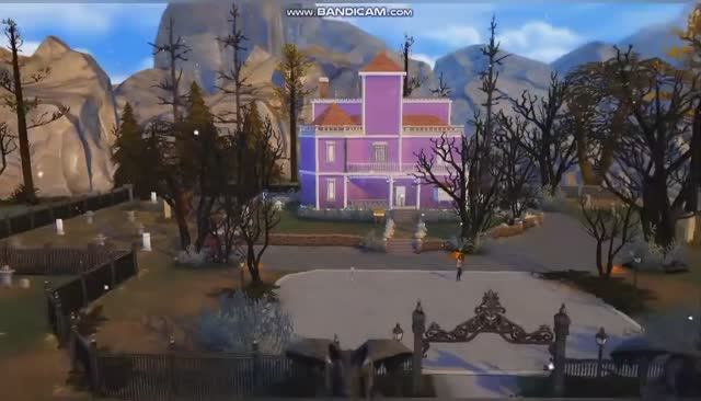 ts4_Дом из игры( I Spy Spooky Mansion) строительство в симс 4