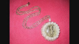 DIY Кулон из бисера и бусин. Мастер-класс