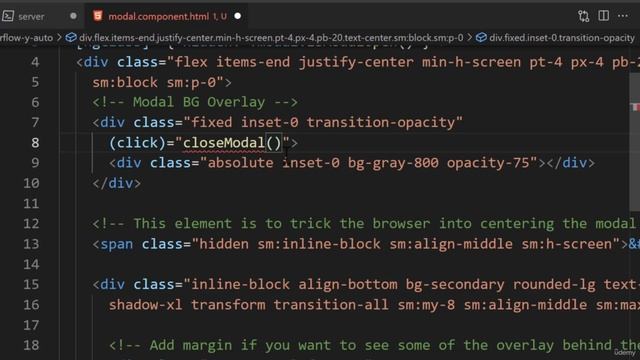 5020 Closing the Modal