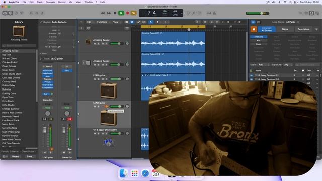Jamming with loops on Logic pro x смотреть онлайн
