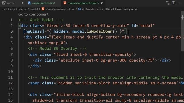 5019 Opening the Modal