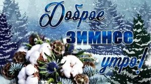 Пожелание зимнего доброго утра!