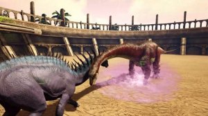 Amargasaurus vs Ark Creatures | Ark Battle