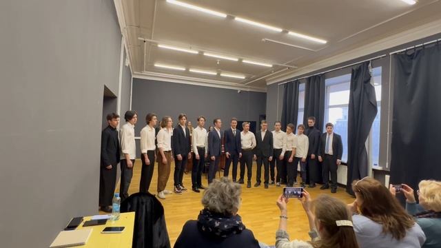 Открытый урок по вокалу, 1 курс 🎤 смотреть онлайн