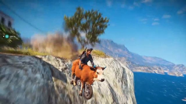 Just Cause 3 Mod - I ride a cow [PC] смотреть онлайн