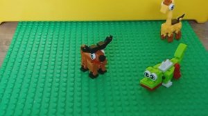 лось и жираф