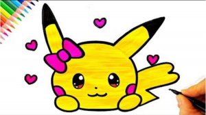 Как нарисовать Пикачу девочку!
