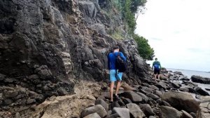 Apo Island, Rock west beach, turtles (Остров Апо на лодке, черепахи, дикий пляж)