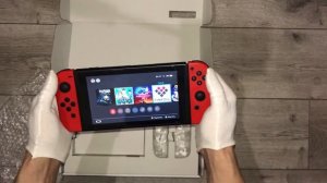Купил модифицированную Nintendo Switch v1, распаковка