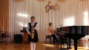 А. Вайнен "Маленький концерт" - II, III части Гриценко Мария - саксофон, Винина Наталья - фортепиан