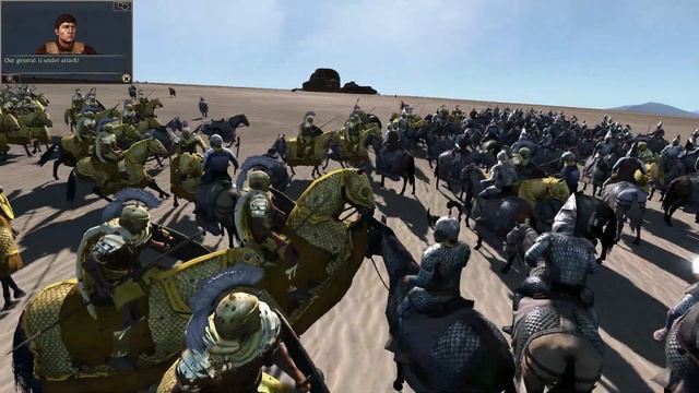 ROME II Total War : Golden Commander VS 400 Royal Cataphracts смотреть онлайн