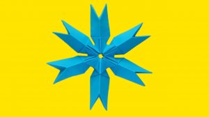Как легко и быстро сделать снежинку из бумаги [Новогодние поделки]