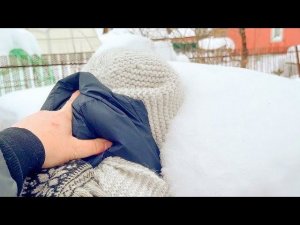 VLOG Помяли машину! ((( Лицом в снег! Вечер у костра, истории 14.01.22