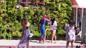 Пранк паук and бабушка