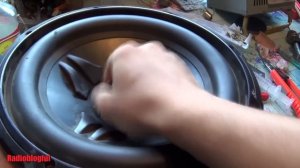 Ремонт НЧ динамика. Замена подводящих проводов сабвуферного динамика