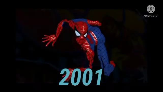 Эволюция человека Паука 1994-2001-2022-2050. (показал его в будущем и прошлом).