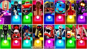 SKIBIDI TOILET 🆚 EXTRA SLIDE 🆚 SIREN HEAD 🆚 BUS EATER 🆚 HOUSE HEAD 🆚 ODDBODS 🆚 Tiles Hop EDM Rush 🔥