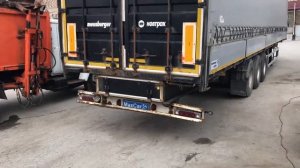 16,5 м. Meusburger Новтрак полуприцеп шторно-бортовой, 2012 г.в.