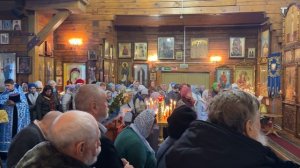 Молебен в праздник Введения во храм Пресвятой Богородицы -04-12-2024