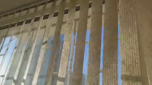 Вертикальные жалюзи, ткань Самурай опал
