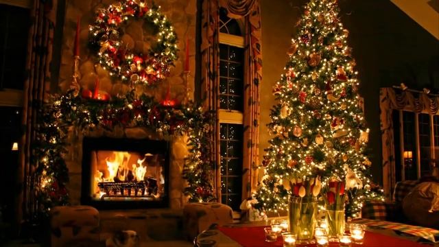 1 ЧАС 🎁 Рождественская музыка 2024   Новогодний фон   Christmas music 2024    Christmas ambience