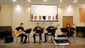 ХОРОШИ ВЕСНОЙ В САДУ ЦВЕТОЧКИ - Борис Мокроусов. Аранжировка А. ВИНИЦКОГО для трио гитар и баса.