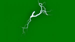 ФУТАЖ   ( МОЛНИЯ    )   НА ЗЕЛЕНОМ ФОНЕ-ХРОМАКЕЙ