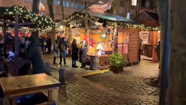 Пешая экскурсия по рождественской ярмарке в Гамбурге, Германия