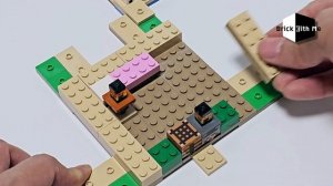 LEGO MINECRAFT 21254 The Turtle Beach House speedbuild & photoreview BrickwithMe