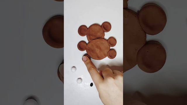 Ведмедик з пластиліну. Ліпимо тваринок з повітряного пластиліну 🐻 teddy bear for children
