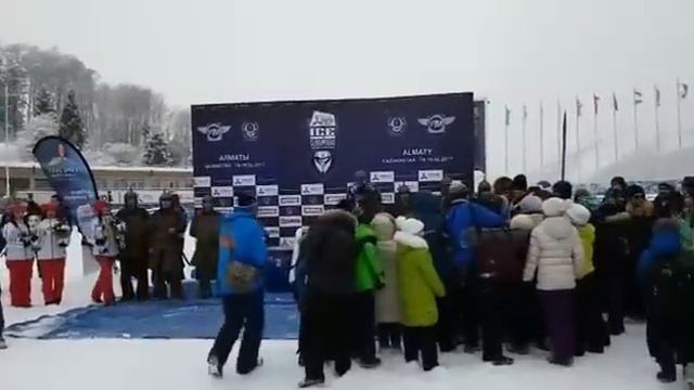 Мотогонки на льду. "МЕДЕО". Награждение!!! смотреть онлайн