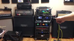 Mesa Boogie Triaxis Lead1 Red Recto vs Dual Rectifier Head Showing