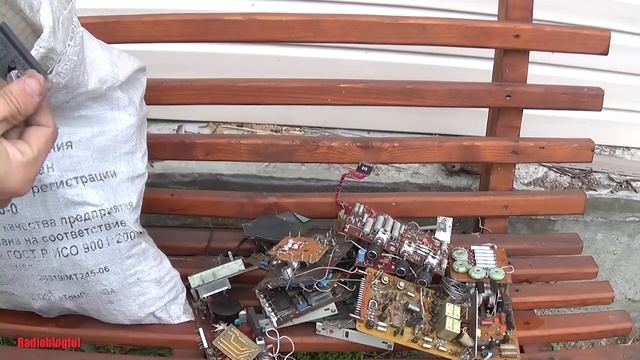 Мешок с радиодеталями от неподписчика