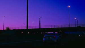 Приятная поездка в закат под спокойную музыку