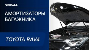 Toyota RAV4 | Установка амортизаторов капота RIVAL