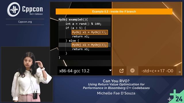 C++ RVO: Return Value Optimization for Performance in Bloomberg C++ Codebases - Michelle Fae D'Souza