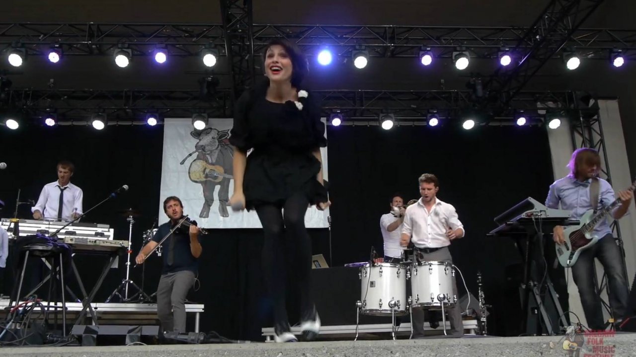 Caravan Palace - Glory of Nelly (live at the 2013 Calgary Folk Music Festival)