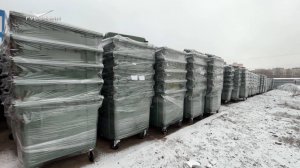Новые мусорные контейнеры в Самаре