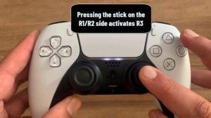 Where is r3 on PS5 controller, how to press r3 on PS5